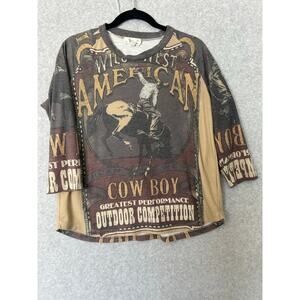 For Keeps Cowboy Large Long Sleeve T‎